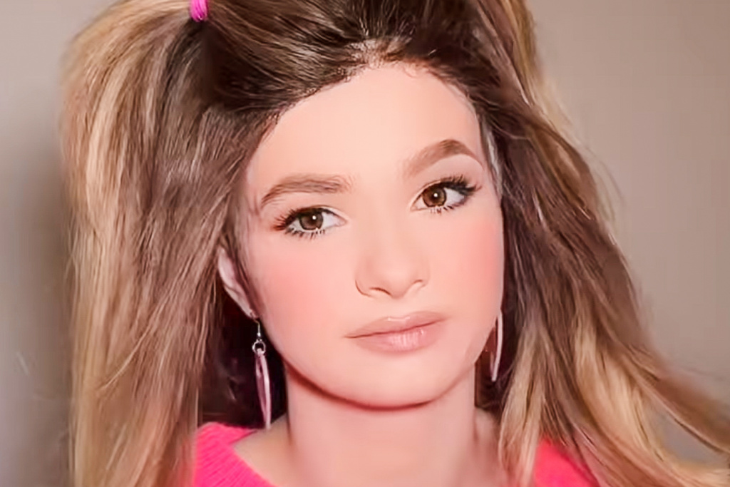 Даша после посещения визажиста